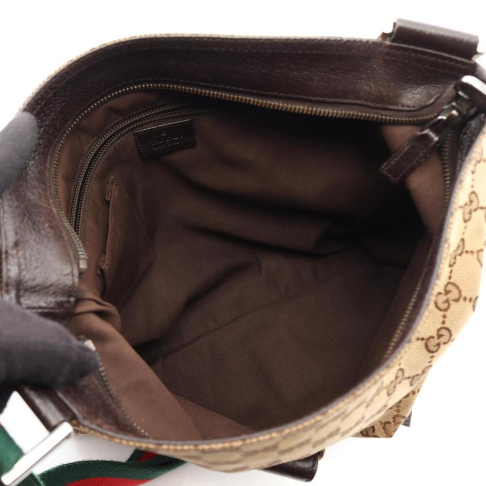 GUCCI Brown Leather Shoulder Bag - Picture 3 of 11